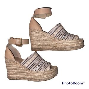 MARC FISHER Adeline Espadrille Wedge Sandals